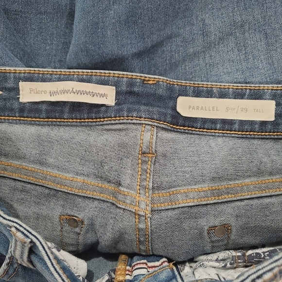 Pilcro and the Letterpress Anthropologie Parallel Patchwork Jeans - Picture 5 of 6